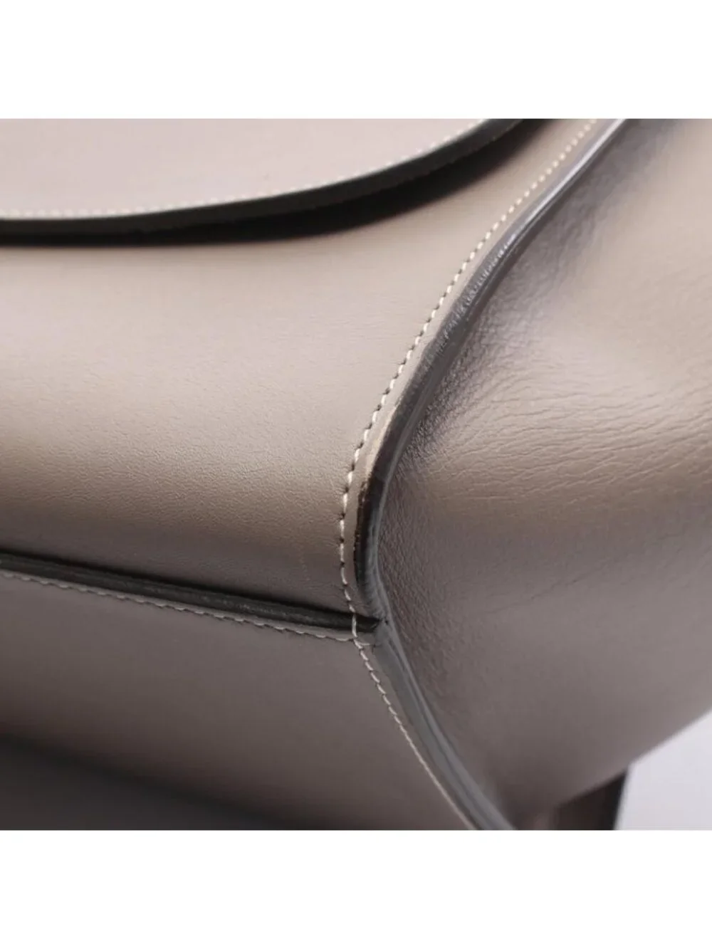 Celine Handbag Trapeze Grey Leather - Picture 5 of 15